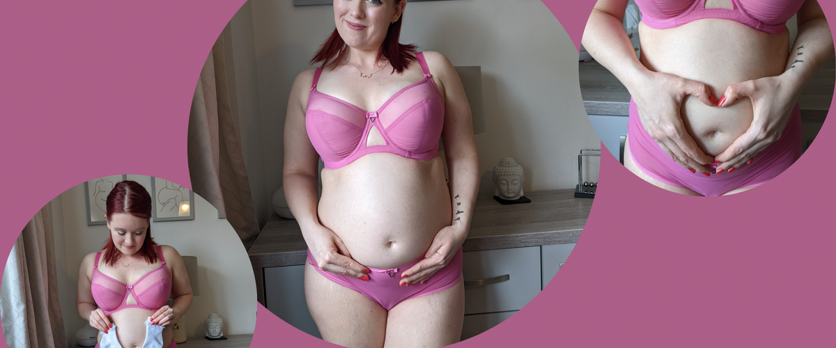 How to feel good during your pregnancy by Curvy Kate Babe - Becky!