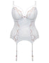 Scantilly Fascinate Plunge Basque White