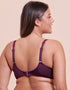 Curvy Kate Beach Bliss Scooped Balcony Bikini Top Mulberry Purple