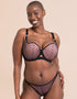 Curvy Kate Boost Heartbreaker Padded Balcony Bra Black/Pink