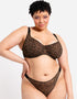 Curvy Kate Cool Cat Tanga Leopard Brown