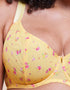 Curvy Kate Cool Cat Scooped Multiway Balcony Bra Yellow Floral