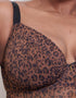 Curvy Kate Cool Cat Plunge Body Leopard Brown