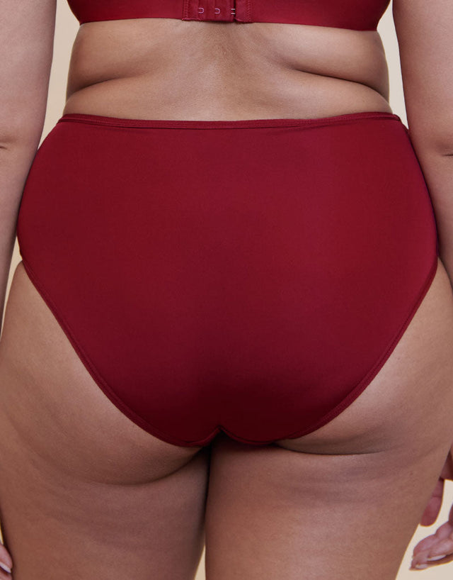 Curvy Kate Everyday Full Brief Deep Red