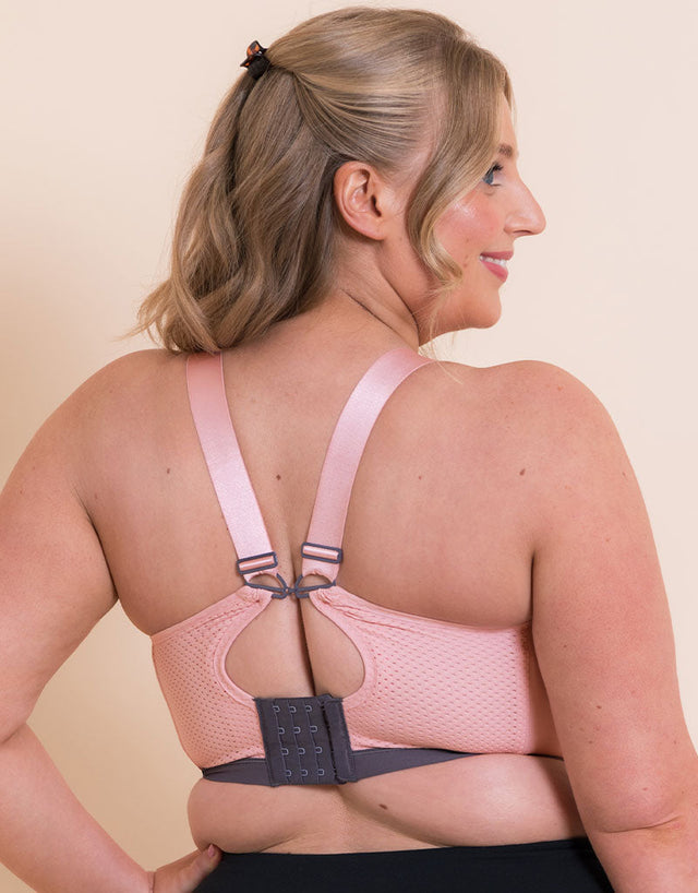 Curvy Kate Everymove Wired Multiway Sports Bra Blush/ Charcoal