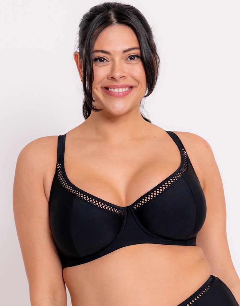 The Perfect Black Moulded Cup Bikini Top