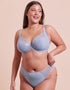 Curvy Kate Flare Full Plunge Side Support Multiway Bra Powder Blue