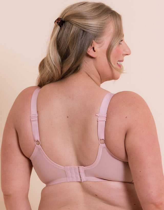 Curvy Kate Flare Full Cup Plunge Side Support Bra Rose Sparkle