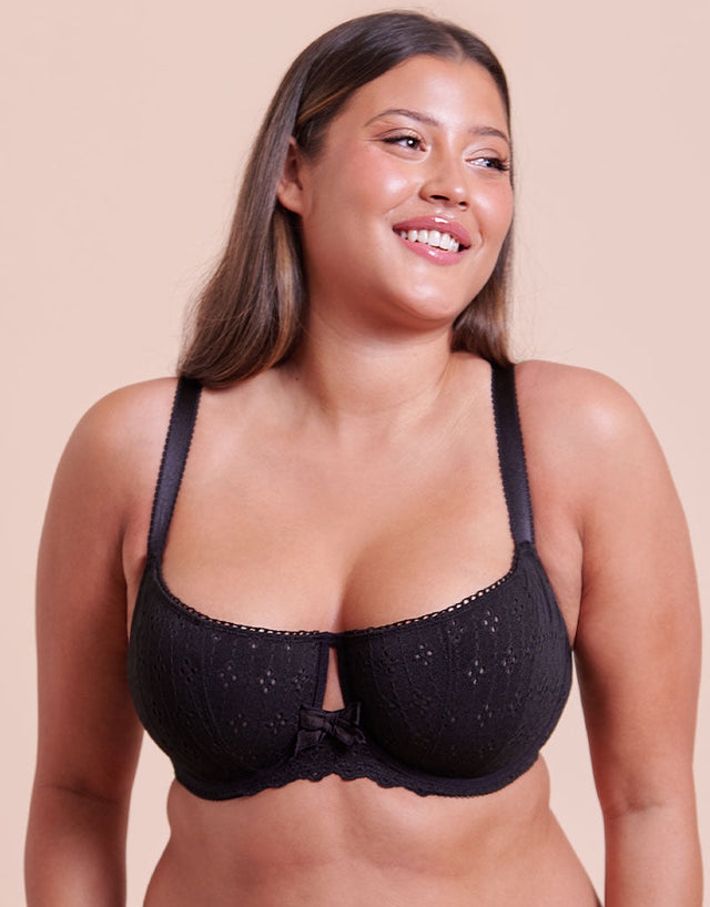Curvy Kate Flora Balcony Bra Black
