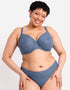 Curvy Kate Happy Bum Brazilian Brief Denim Blue