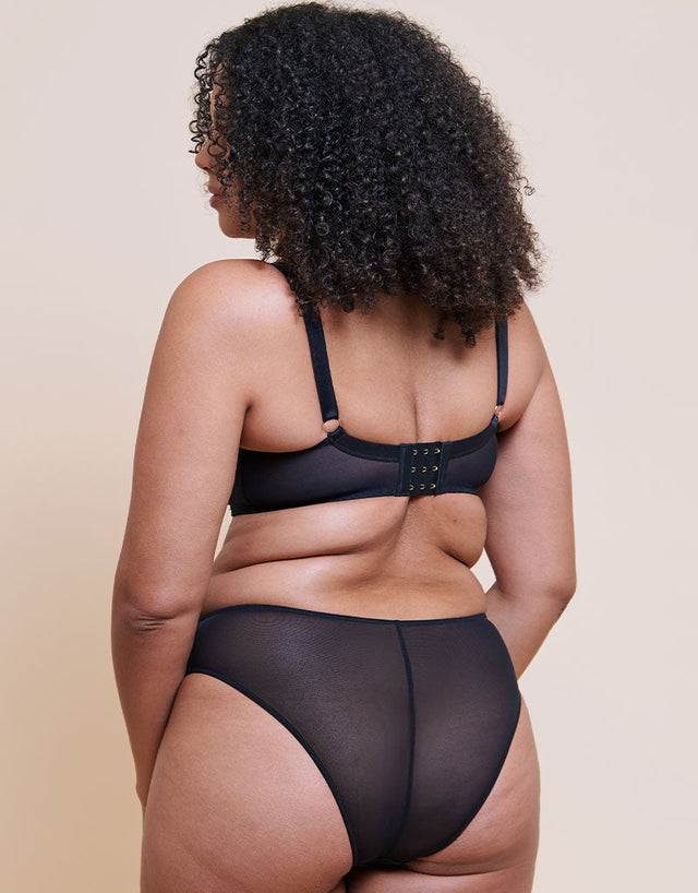 Curvy Kate Happy Hour Brazilian Brief Black