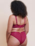 Curvy Kate Heartstopper High-Apex Deep Plunge Bra Sangria