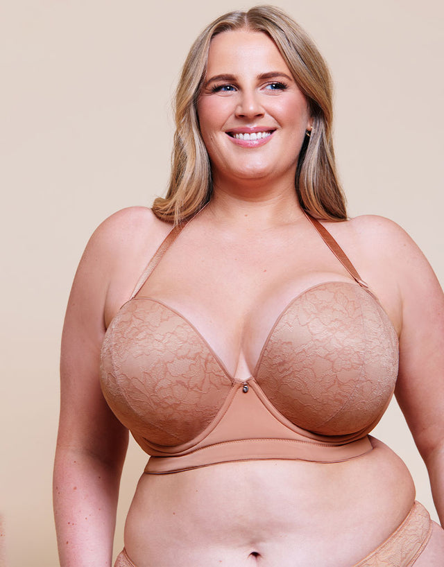 Curvy Kate Hey Girls SuperPlunge Strapless Multiway Bra Latte