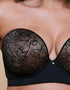 Curvy Kate Hey Girls SuperPlunge Strapless Multiway Bra Black/Latte