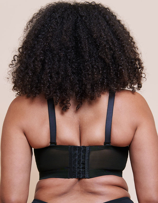 Curvy Kate Hey Girls SuperPlunge Strapless Multiway Bra Black/Latte