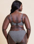 Curvy Kate Holiday Check Tie-Side Bikini Brief Black