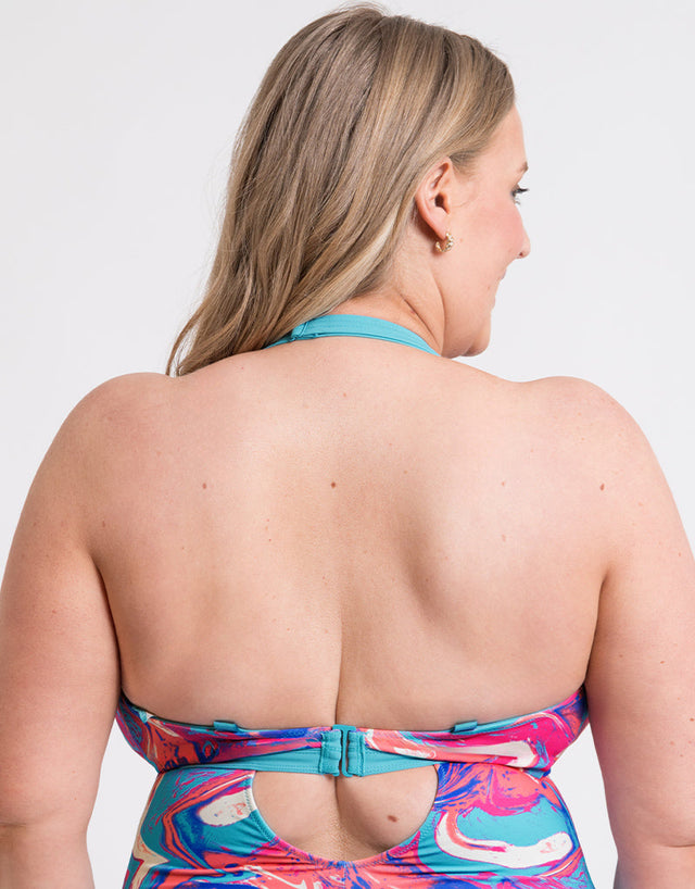 Curvy Kate Ibiza Reversible Non-Wired Multiway Swimsuit Print Mix