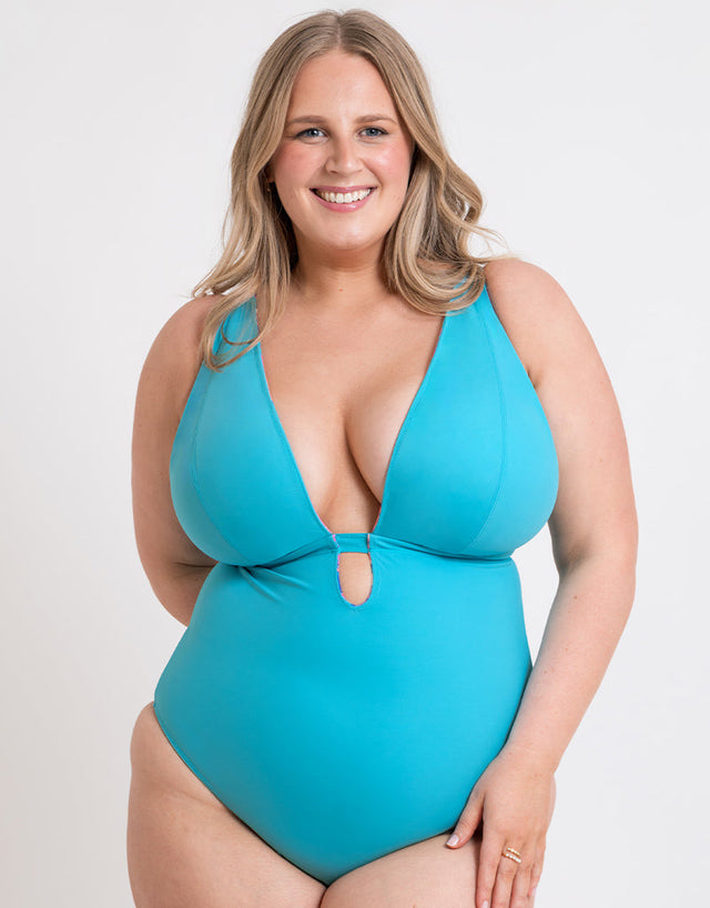 Curvy Kate Ibiza Reversible Non-Wired Multiway Swimsuit Print Mix