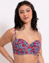 Curvy Kate Kitsch Kate Bandeau Strapless Multiway Bikini Top Floral Print