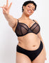 Curvy Kate Lifestyle Plunge Bra Black