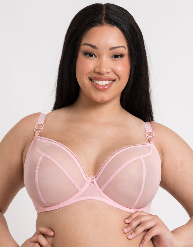 Curvy Kate Lifestyle Plunge Bra Blush Pink