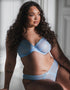Curvy Kate Lightstyle Scallop Brazilian Light Blue/Silver