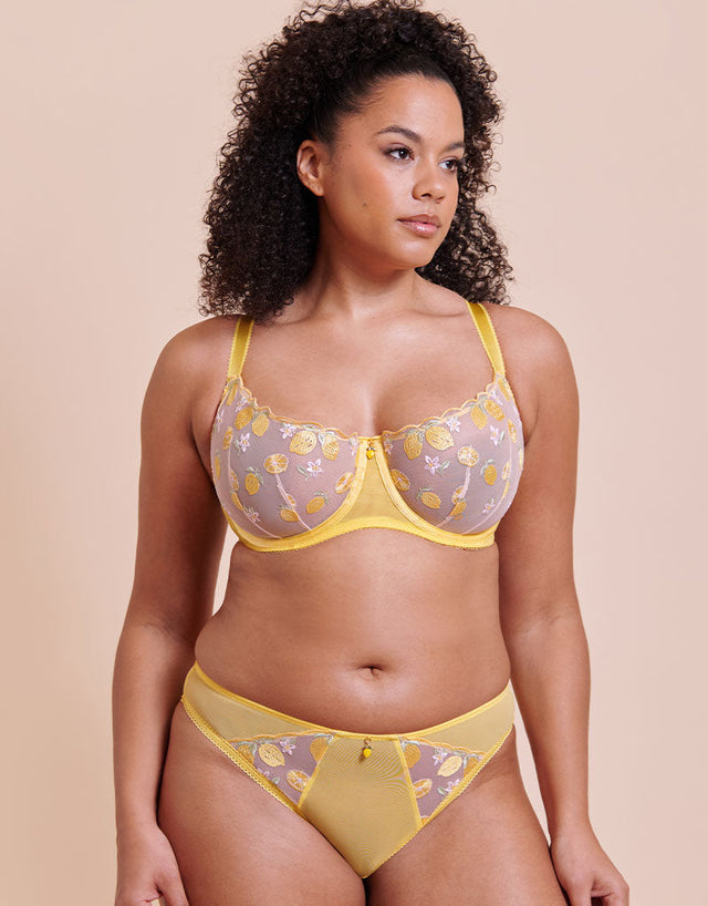Curvy Kate Limoncello Tanga Brief Lemon Blush