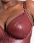 Curvy Kate Lucky Star Plunge Body Oxblood