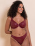 Curvy Kate Lush Thong Oxblood