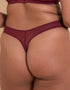 Curvy Kate Lush Thong Oxblood