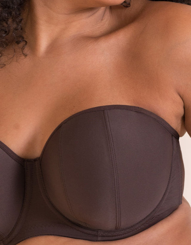 Curvy Kate Luxe Strapless Multiway Bra Cocoa