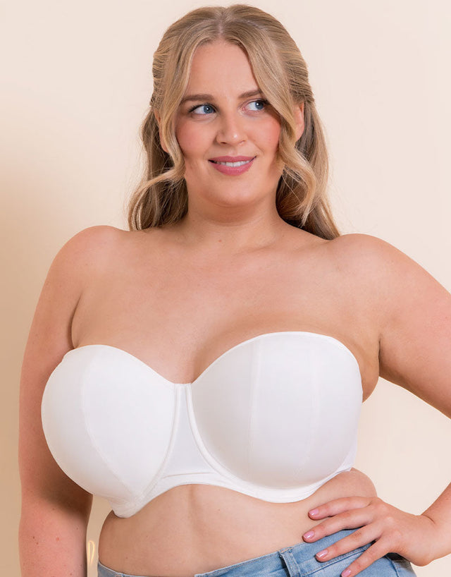 Curvy Kate Luxe Strapless Multiway Bra Pearl Ivory