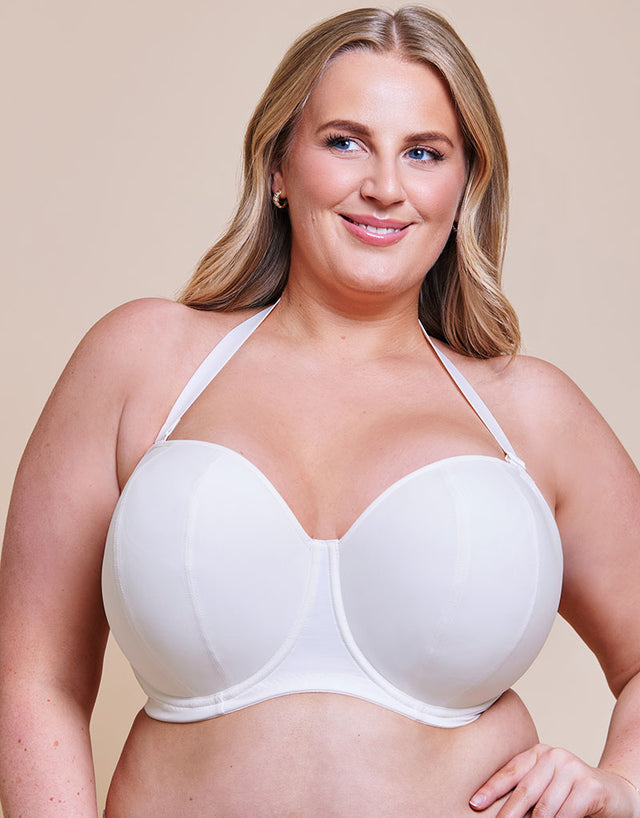Curvy Kate Luxe Strapless Multiway Bra Pearl Ivory