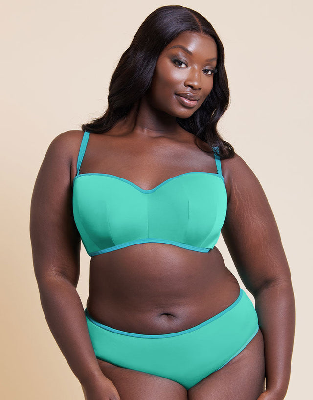 Curvy Kate Minimalist Bikini Brief Aqua