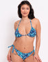 Curvy Kate Mykonos String Multiway Bikini Top Blue Print