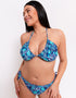 Curvy Kate Mykonos String Multiway Bikini Top Blue Print