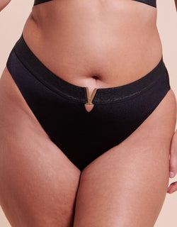 Curvy Kate Siren Seas High Leg Bikini Brief Black