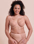 Curvy Kate Smoothie Lace Moulded Balcony Bra Latte