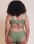 Curvy Kate Smoothie Lace Brazilian Brief Sage Green