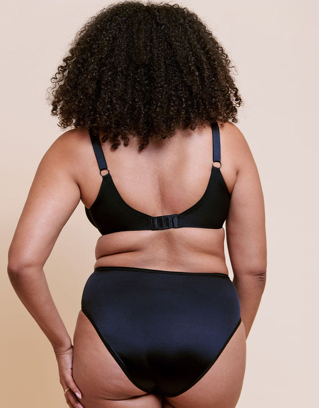 Curvy Kate Smoothie Spacer Moulded T-Shirt Plunge Bra Black