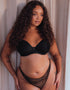 Curvy Kate Smoothie Spacer Moulded T-Shirt Plunge Bra Black