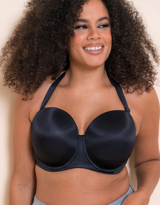 Curvy Kate Smoothie Moulded Strapless Multiway Bra Black