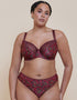Curvy Kate Spellbound Brazilian Brief Cherry Print