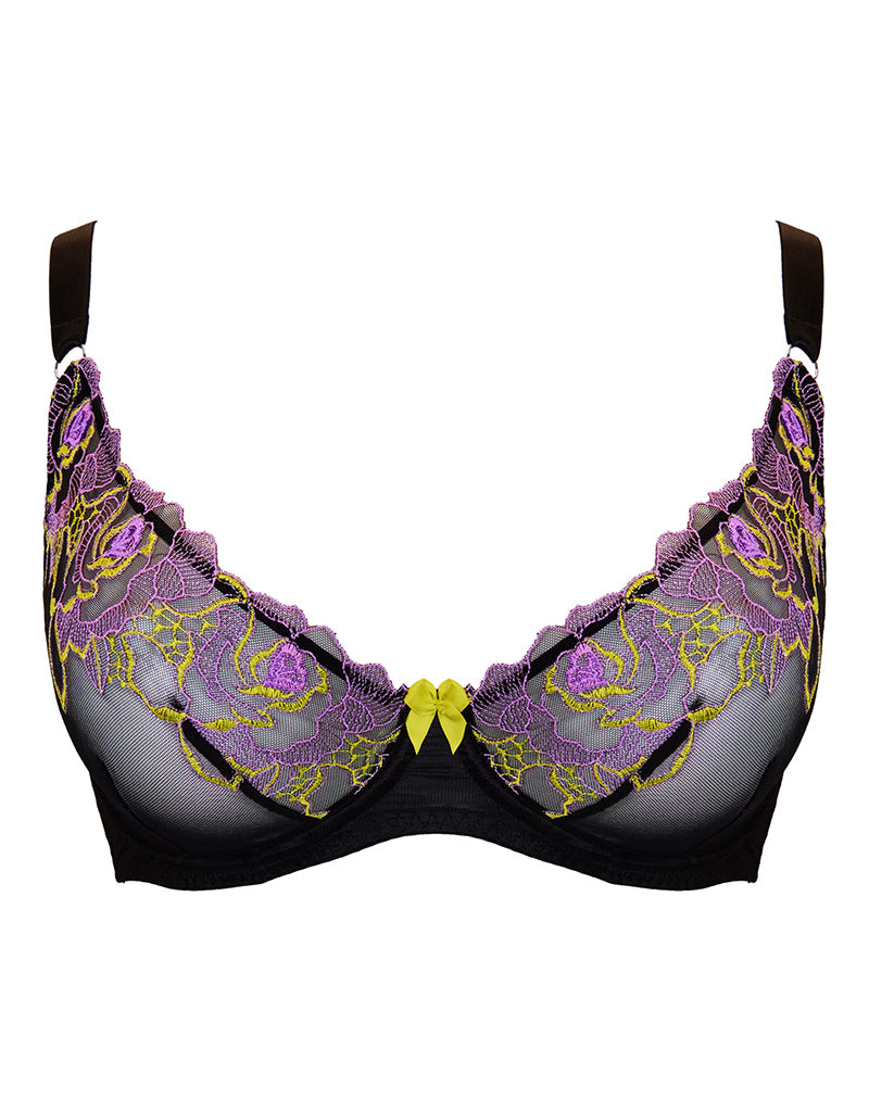 Curvy Kate Stand Out Scooped Plunge Bra Black Multi – Curvy Kate CA