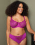 Curvy Kate Stardust Brazilian Vivid Violet