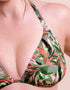 Curvy Kate Sunset Palm String Bikini Top Palm Print