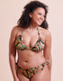 Curvy Kate Sunset Palm String Bikini Top Palm Print