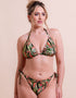 Curvy Kate Sunset Palm String Bikini Top Palm Print