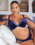 Scantilly Glamour Puss Superplunge Padded Plunge Bra Midnight Navy