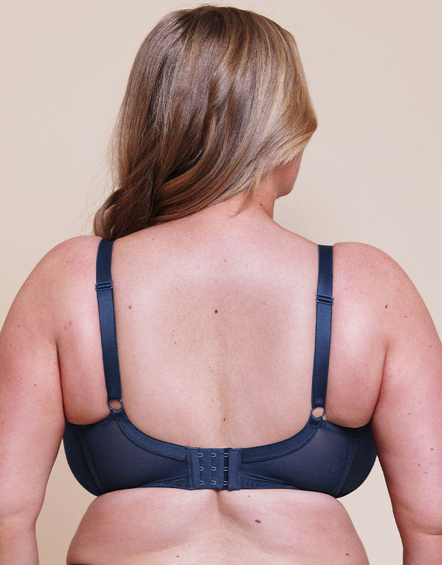 Curvy Kate Victory Side Support Balcony Bra Navy Blue